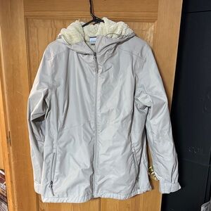 Columbia Cream Faux Fur Lined Jacket